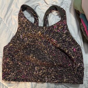 Lululemon Athletica Multicolor Patterned Sports Bra